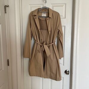 NWOT A New Day Trench Coat with Removable Hood